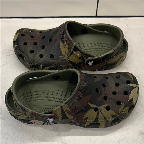 Crocs Unisex Adult Hemp Clog Camouflage Slip On - Picture 15 of 16
